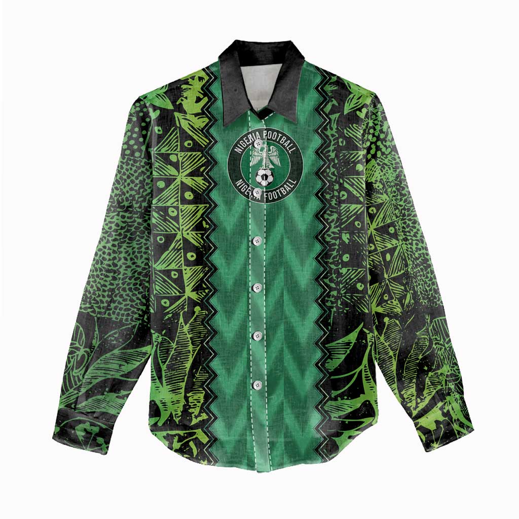Custom Nigeria Football Women Casual Shirt Champions-Special Edition - African Pride