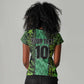 Custom Nigeria Football Women V-Neck T-Shirt Champions-Special Edition - African Pride