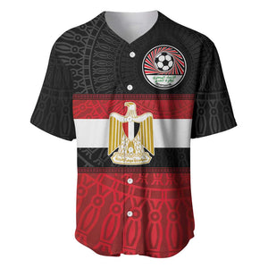 Egypt National Football Custom Baseball Jersey Egyptian Geometric - African Pride