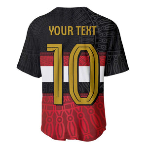 Egypt National Football Custom Baseball Jersey Egyptian Geometric - African Pride