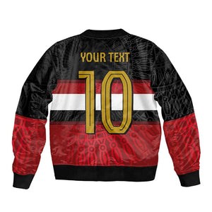 Egypt National Football Custom Bomber Jacket Egyptian Geometric - African Pride