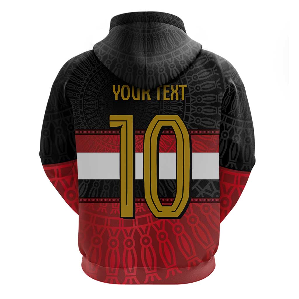 Egypt National Football Custom Hoodie Egyptian Geometric - African Pride