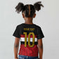 Egypt National Football Custom Kid T shirt Egyptian Geometric - African Pride