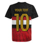 Egypt National Football Custom Rugby Jersey Egyptian Geometric - African Pride