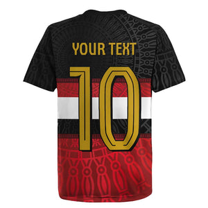 Egypt National Football Custom Rugby Jersey Egyptian Geometric - African Pride