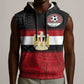 Egypt National Football Custom Sleeveless Hoodie Egyptian Geometric - African Pride