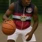 Egypt National Football Custom Sleeveless Zip Hoodie Egyptian Geometric - African Pride
