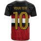 Egypt National Football Custom T shirt Egyptian Geometric - African Pride