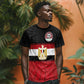 Egypt National Football Custom T shirt Egyptian Geometric - African Pride