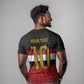 Egypt National Football Custom T shirt Egyptian Geometric - African Pride