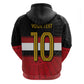 Egypt National Football Custom Zip Hoodie Egyptian Geometric - African Pride