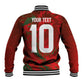 Morocco National Football Custom Baseball Jacket Atlas Lions Sporty Grunge Style - African Pride