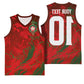 Morocco National Football Custom Basketball Jersey Atlas Lions Sporty Grunge Style - African Pride