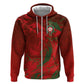 Morocco National Football Custom Hoodie Atlas Lions Sporty Grunge Style - African Pride