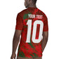 Morocco National Football Custom Rugby Jersey Atlas Lions Sporty Grunge Style - African Pride