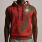 Morocco National Football Custom Sleeveless Hoodie Atlas Lions Sporty Grunge Style - African Pride
