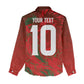 Morocco National Football Custom Women Casual Shirt Atlas Lions Sporty Grunge Style - African Pride