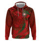 Morocco National Football Custom Zip Hoodie Atlas Lions Sporty Grunge Style - African Pride