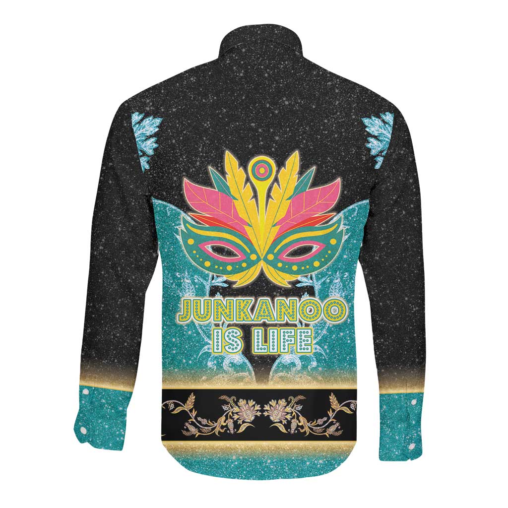Afro Bahamians Junkanoo Long Sleeve Button Shirt Junkanoo Is Life
