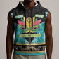 Afro Bahamians Junkanoo Sleeveless Zip Hoodie Junkanoo Is Life - African Pride
