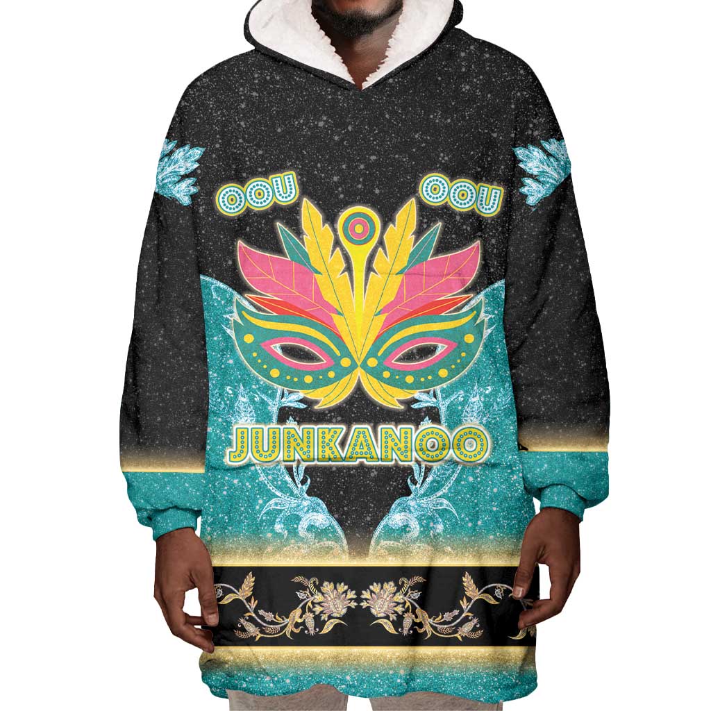 Afro Bahamians Junkanoo Wearable Blanket Hoodie Junkanoo Is Life