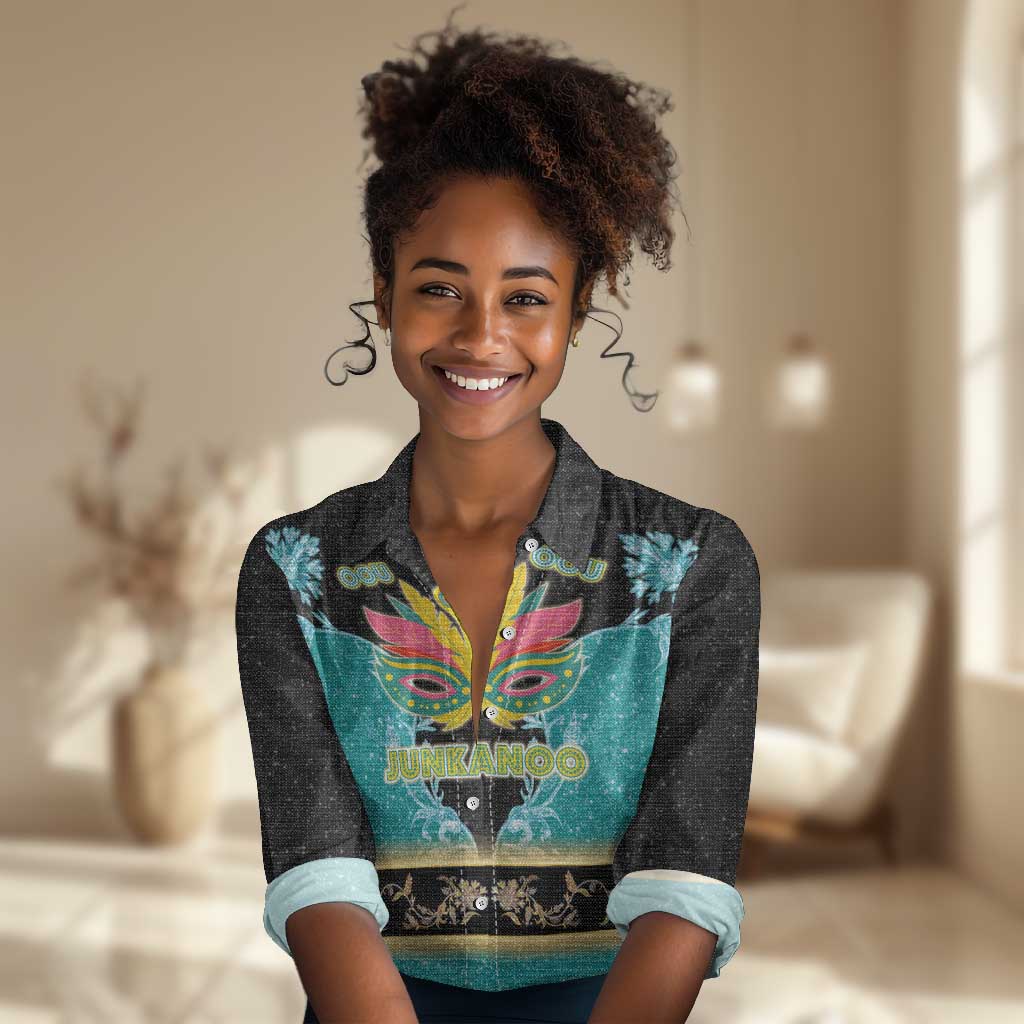 Afro Bahamians Junkanoo Women Casual Shirt Junkanoo Is Life LT05