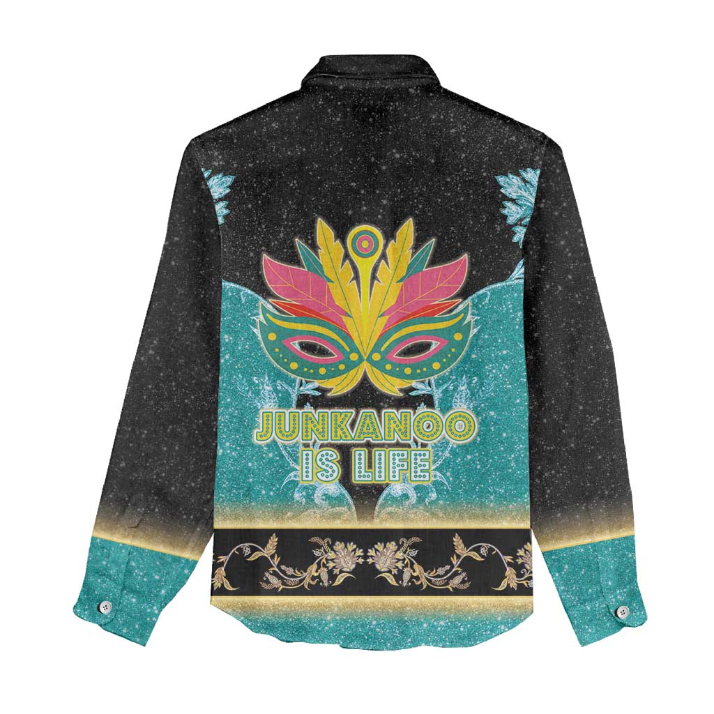 Afro Bahamians Junkanoo Women Casual Shirt Junkanoo Is Life LT05