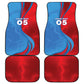 Custom Football 2026 DR Congo Leopards Car Mats Lightning Style