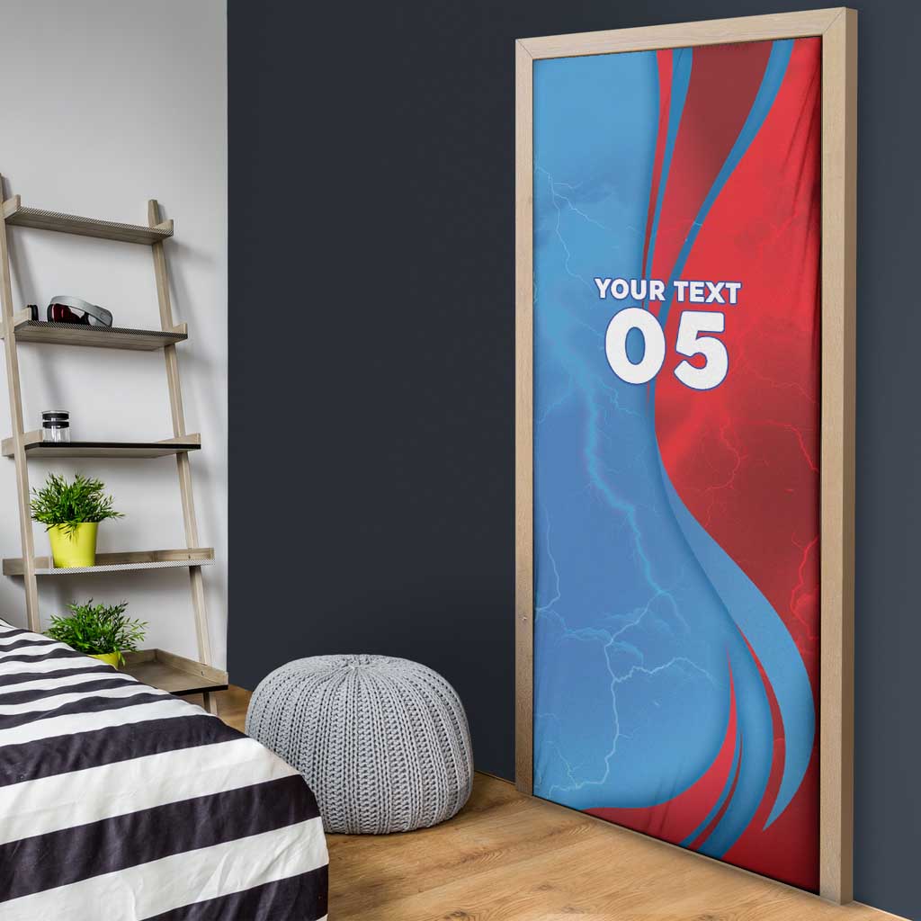 Custom Football 2026 DR Congo Leopards Door Cover Lightning Style