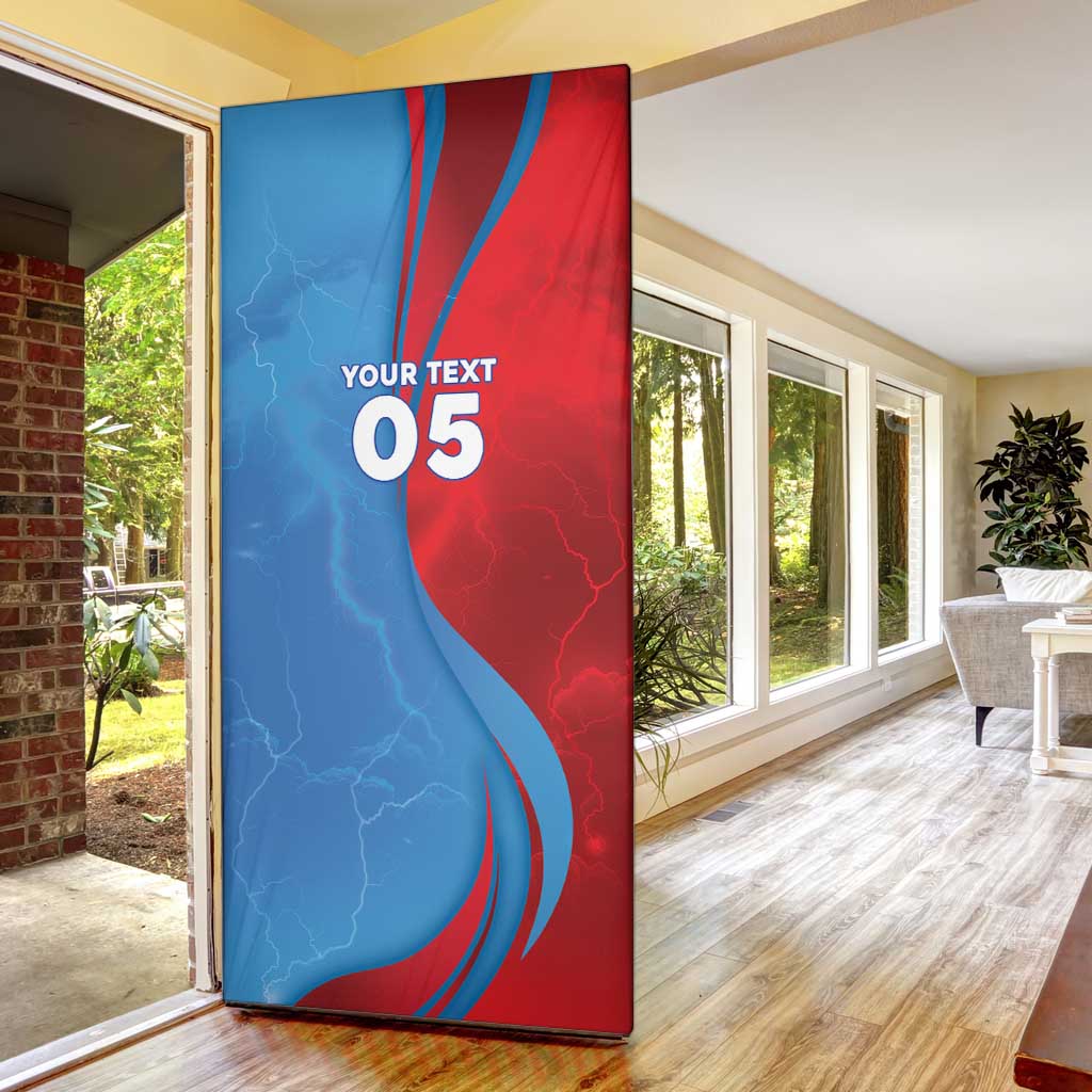 Custom Football 2026 DR Congo Leopards Door Cover Lightning Style