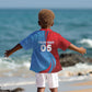 Custom Football 2026 DR Congo Leopards Kid Hawaiian Shirt Lightning Style