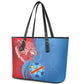 Football 2026 DR Congo Leopards Leather Tote Bag Lightning Style