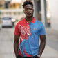 Custom Football 2026 DR Congo Leopards Polo Shirt Lightning Style