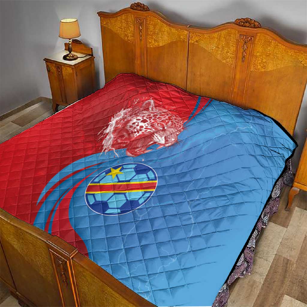 Football 2026 DR Congo Leopards Quilt Lightning Style