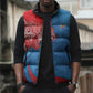 Custom Football 2026 DR Congo Leopards Sleeveless Puffer Jacket Lightning Style