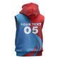Custom Football 2026 DR Congo Leopards Sleeveless Zip Hoodie Lightning Style