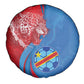 Football 2026 DR Congo Leopards Spare Tire Cover Lightning Style