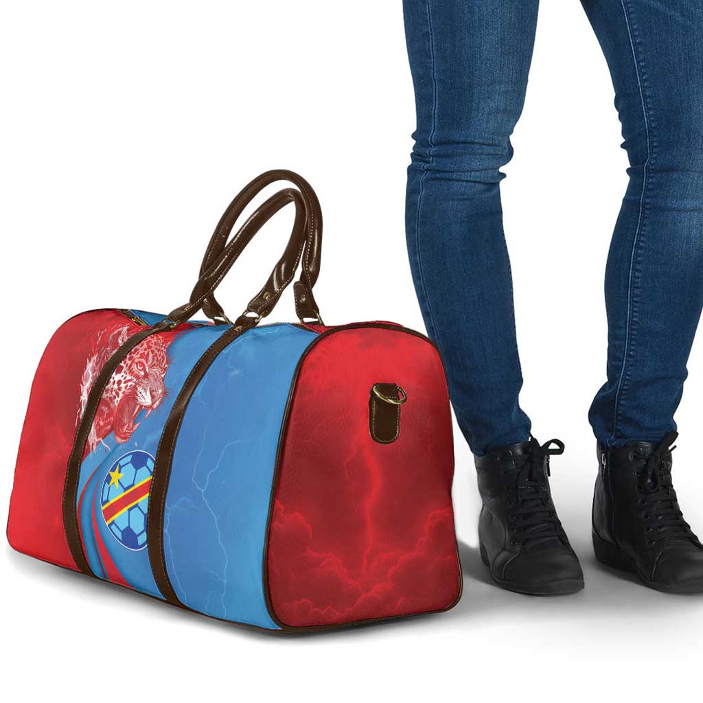 Football 2026 DR Congo Leopards Travel Bag Lightning Style