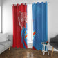 Football 2026 DR Congo Leopards Window Curtain Lightning Style