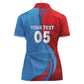 Custom Football 2026 DR Congo Leopards Women Polo Shirt Lightning Style