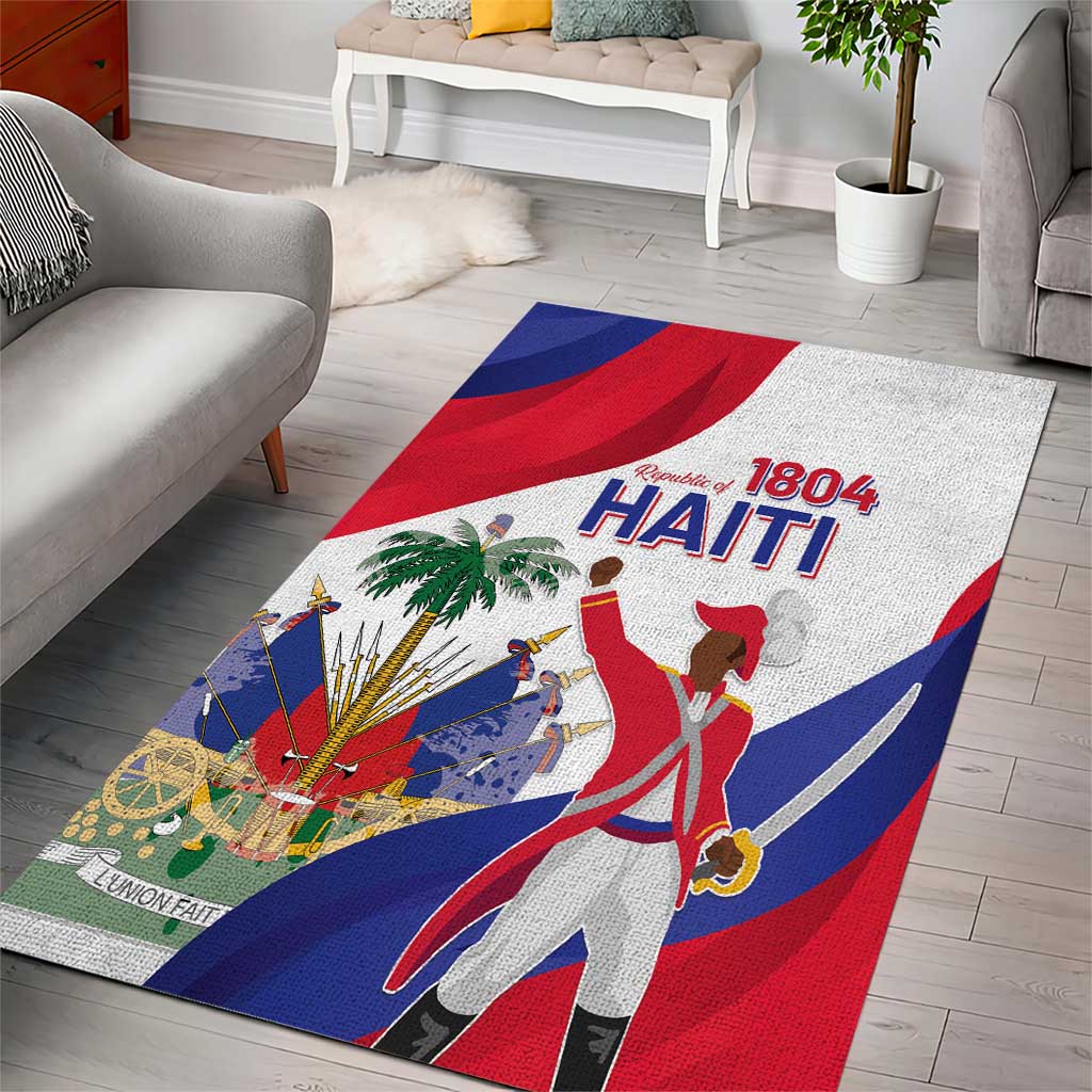 Haiti 222nd Anniversary Independence Day Area Rug - African Pride