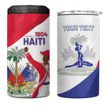 Haiti 222nd Anniversary Independence Day 4 in 1 Can Cooler Tumbler - African Pride