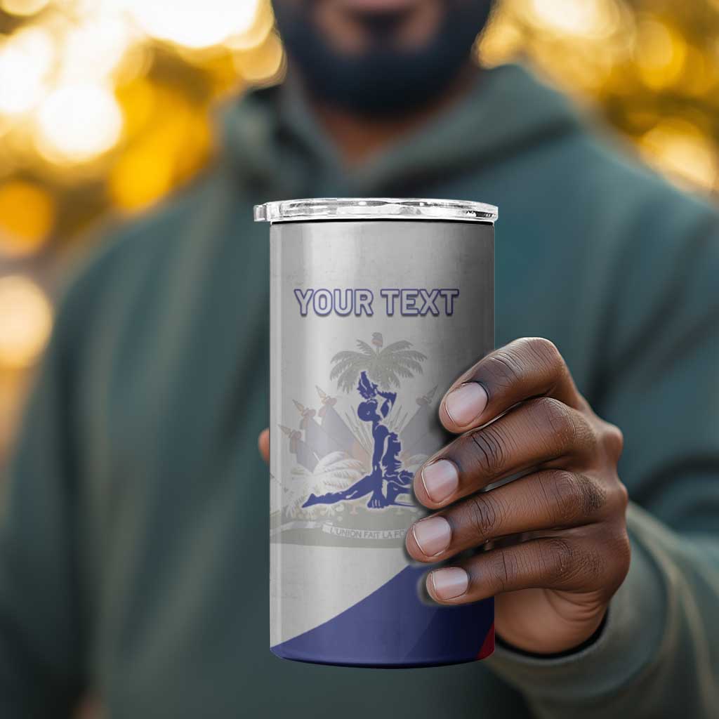 Haiti 222nd Anniversary Independence Day 4 in 1 Can Cooler Tumbler - African Pride
