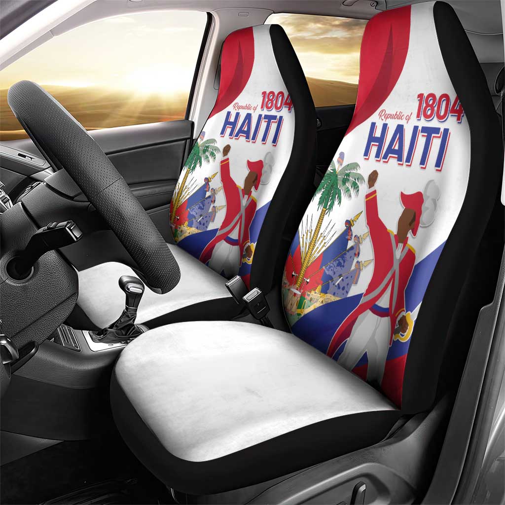 Haiti 222nd Anniversary Independence Day Car Seat Cover - African Pride