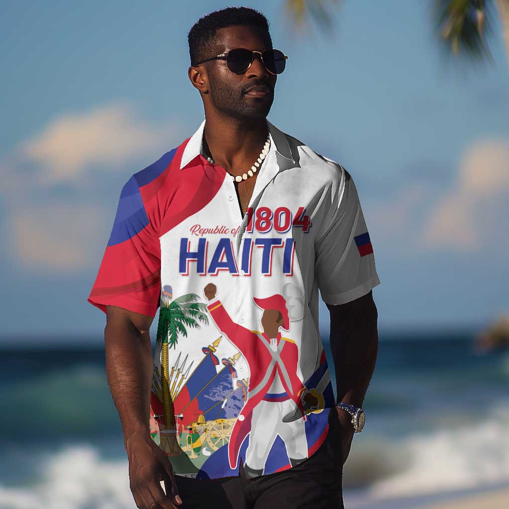 Personalised Haiti 222nd Anniversary Independence Day Hawaiian Shirt - African Pride