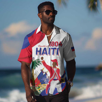 Personalised Haiti 222nd Anniversary Independence Day Hawaiian Shirt - African Pride