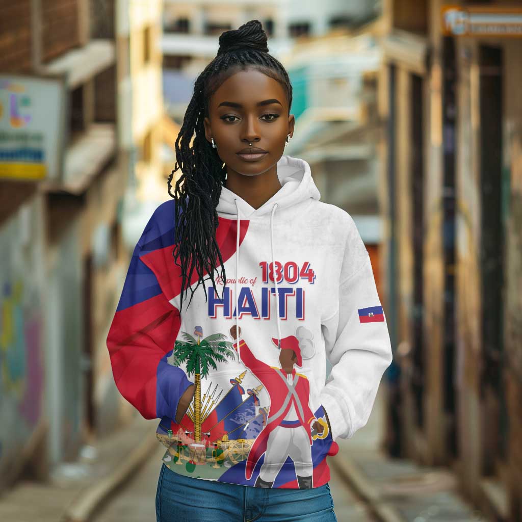 Personalised Haiti 222nd Anniversary Independence Day Hoodie - African Pride
