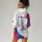 Personalised Haiti 222nd Anniversary Independence Day Hoodie Dress - African Pride