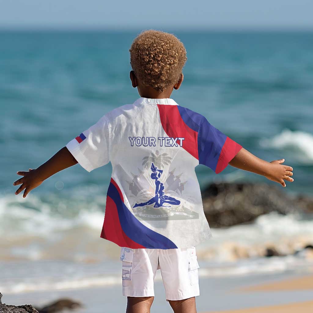 Personalised Haiti 222nd Anniversary Independence Day Kid Hawaiian Shirt - African Pride