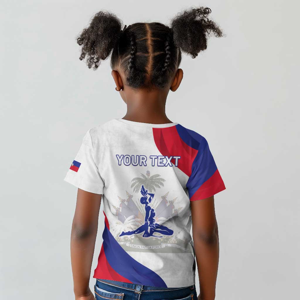 Personalised Haiti 222nd Anniversary Independence Day Kid T shirt - African Pride